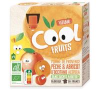 Vitabio Cool Fruits Manzana, Melocotón y Albaricoque 4x90 gr