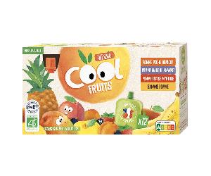 Vitabio Cool Fruits Multiparfums 4 Recetas Fresa Albaricoque Plátano Mango Ecológico 12 x 90g