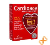VITABIOTICS CARDIOACE Función Cardíaca 30 Tabletas Suplemento COQ10 Vitamina B6