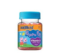 Vitabiotics - Vitabiotics Wellkid Peppa Pig Vitamina D 400 UI (30 Gominolas, Bolsa de Fresa)