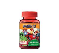 Vitabiotics - Wellkid Marvel Multivitaminas (50 gominolas, bolsa de fresa)