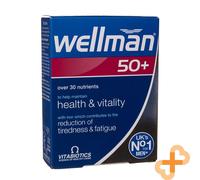 Vitabiotics Wellman 50+30 Tabletas para Ayudar A Mantener Salud Y Vitalidad