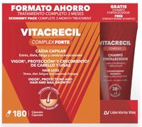 Vitacrecil Complex Forte 180 Comprimidos + Champú Fortalecedor 100 ml