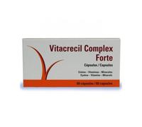 Vitacrecil Complex Forte 60 Cápsulas - Fortalece Cabello y Uñas con L-Cistina