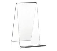 VITAdisplays 10 Piezas Expositor Inclinado, Soporte de Libros, Soporte de Productos como Soporte de Libros y Expositor de PLEXIGLAS Original (Transparente, 10,0 cm)