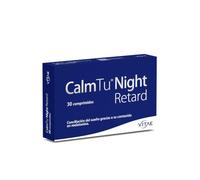 Vitae CalmTu Night Retard 30 Comprimidos | Melatonina y Extractos Naturales | 1,95mg Melatonina + Valeriana, Pasiflora, Amapola de California y Melisa | Liberación Retardada | Descanso sin interrupciones