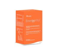 VITAE EnergyVita 10 Sticks | Multivitamínico Natural con Espino Amarillo y Coenzima Q10 | Vitaminas para el Cansancio y Energía Adultos y Niños +3 años | Complejo Vitamínico B, A y E | Vegano
