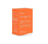 VITAE EnergyVita 10 Sticks | Multivitamínico Natural con Espino Amarillo y Coenzima Q10 | Vitaminas para el Cansancio y Energía Adultos y Niños +3 años | Complejo Vitamínico B, A y E | Vegano