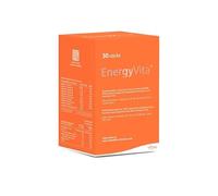 VITAE EnergyVita 30 Sticks | Multivitamínico con Espino Amarillo y Coenzima Q10 | Vitaminas Cansancio y Energía Adultos y Niños +3 años | Complejo B, A y E | Vegano | Formato Mensual
