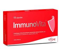 Vitae ImmunoVita – Betaglucanos de levadura, vitamina D3, vitamina B6 y zinc – 15 cápsulas
