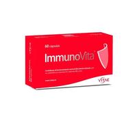 Vitae - ImmunoVita 60 Cápsulas | Betaglucanos de Levadura, Vitamina D3, Vitamina B6 y Zinc | Refuerzo del Sistema Inmunitario | Apoyo a las Defensas | Apto para Mayores de 12 Años
