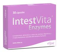 Vitae IntestVita Enzymes 30 cápsulas | Enzimas Digestivas y Probióticos | Combatir problemas digestivos | Acidez | Malas Digestiones | Gases | Cuidado y Salud Digestiva