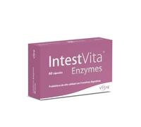 Vitae IntestVita Enzymes 60 cápsulas | Enzimas Digestivas y Probióticos | Combatir problemas digestivos | Acidez | Malas Digestiones | Gases | Cuidado y Salud Digestiva