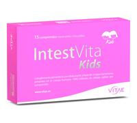 Vitae - Probiótico IntestVita Kids - masticables sabor Vainilla - Digestivo niñ@s - 15 comprimidos