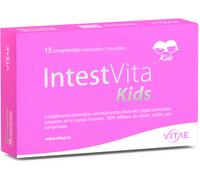 Vitae - Probiótico IntestVita Kids - masticables sabor Vainilla - Digestivo niñ@s - 15 comprimidos