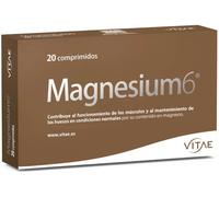 Vitae Magnesium6, 6 Sales de Magnesio, B6 y Taurina 20 Comprimidos