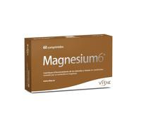 Vitae Magnesium6 60 comprimidos | 6 sales de magnesio, taurina y vitamina B6 | Relajación muscular | Tensión muscular, fatiga, contracturas