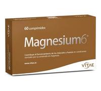 Vitae Suplemento Magnesium6 – 6 sales de magnesio, taurina y vitamina B6 – 60 comprimidos