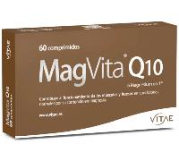 Vitae MagVita Q10 60 comprimidos | 6 sales de magnesio, taurina y Coenzimas Q10| Combatir cansacio y fatiga | Mejora función muscular