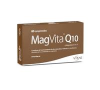 Vitae MagVita Q10 60 comprimidos | 6 sales de magnesio, taurina y Coenzimas Q10| Combatir cansacio y fatiga | Mejora función muscular