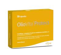 Vitae OlioVita Protect fotoprotector oral con aceite de espino amarillo, extracto de pomelo y romero, y vitamina D - 30 cápsulas