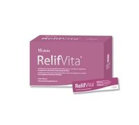 VITAE RelifVita 15 Sticks | Bienestar Digestivo y Estomacal con Sílice Coloidal y Magnesio | Alivio Rápido para Adultos y Niños +12 años | Sin Azúcar, Sin Sodio y Vegano | Sabor Limón