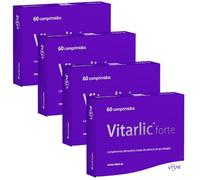 Vitae Vitarlic Forte Ajo Añejado para Salud Cardiovascular 4x60 Comprimidos