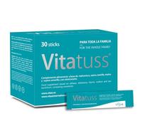 VITAE Vitatuss 30 sticks | Jarabe para tos seca y productiva para toda la familia | Ingredientes naturales | Hidratación de la garganta