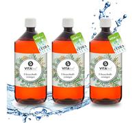 VitaFeel Limpiador Ultrasónico Concentrado 3000 ml - Limpieza muy eficaz para joyas, gafas, dentaduras postizas y monedas | Limpiador especial para dispositivos ultrasónicos y baños ultrasónicos