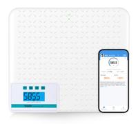 Vitafit Báscula Médica, 300kg Precisión de 0,05kg por Nuestra Fábrica Profesional desde 2001, Bascula de Baño Inteligente Plataforma Antideslizante 380x330mm, Uso Hospitalario, Médico y Taller, Blanco