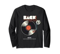 Vitage Retro Vinyl Record Music Disc Novelty Graphic Designs Manga Larga