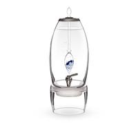 VitaJuwel Dispensador de agua Balance con frasco de piedras preciosas (sodalita, calcedonia y cristal de roca)