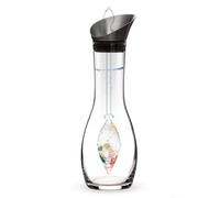 VitaJuwel Era - Jarra de agua con piedras preciosas de oro de 24 quilates, rodocrosita, aventurina, cuarzo rosa, cristal de roca, autoestima, luminosidad y fuerza