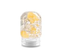 VitaJuwel GemPod JOY Módulo de piedras preciosas para botellas y decantadores VitaJuwel con calcita naranja, magnesita y cristal de roca para atención, confianza y optimismo