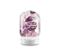 VitaJuwel GemPod Wellness - Módulo de piedras preciosas para botellas y jarras amatista brasileña, cuarzo rosa y cristal de roca