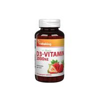 Vitaking - Vitamina D3 2000 UI (210 Pastillas, Sabor Fresa)