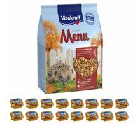 VITAKRAFT Alimentación Del Erizo 2,5KG + 16x 100g Comida Húmeda - Comida Erizo