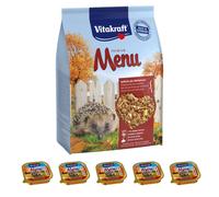 VITAKRAFT Alimentación Del Erizo 2,5KG + 5x 100g Comida Húmeda - Comida Erizo