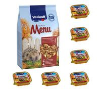 VITAKRAFT Alimentación Del Erizo 600g+ 6x 100g Comida Húmeda - Alimento Especial