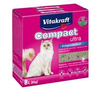 VITAKRAFT Arena Para Gatos Compacta Ultra Plus 8 Kg - Arena Para Gatos Con Aroma