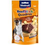70 g Vitakraft BeefStick Quadros Bocaditos Queso para perros