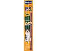 Vitakraft Beef Stick, stick carne, golosina perro, caza (1x 12g) | snack perro cárnico, más 90 % carne, premio o entrenamiento, sin azúcares añadidos, envasado individual y porcionable