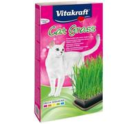 Vitakraft - Cat Grass, Semillas de Hierba Gatera para Plantar, Anti Bolas de Pelo para Gatos - 120 g