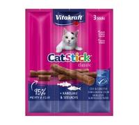 VITAKRAFT Cat Stick Kabanosy con bacalao para gatos 18g