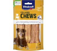 Vitakraft Chews de colágeno, Huesos masticables para Perros fácilmente digeribles, con colágeno e hígado de Pollo, sin azúcar añadido (1 x 110 g)