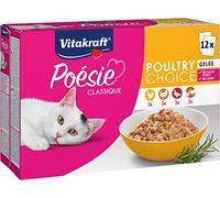 Vitakraft Comida húmeda para Gatos Poésie Classique Jalea, 1 Paquete (12 x 85 g)
