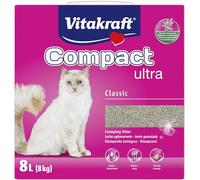 Vitakraft - Compact Ultra, Arena para Gatos Aglomerante - 8 kg