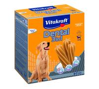 VITAKRAFT Dentales 3in1 Multipack Zahnpflege-Snack Perros Desde 10KG 4x 7 Palos
