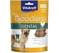 Vitakraft Goodies Dental, golosinas saludables para Perros, con Algas Marrones para Dientes Bien cuidados, sin azúcar añadido (1 x 60 g)