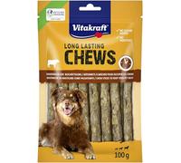 Vitakraft Long Lasting Chews,Munchy Sticks,snack masticable perro (1x 100g) | masticable piel vacuno, entretenimiento duradero, textura suave, apto también para perros mayores o con poca mordida